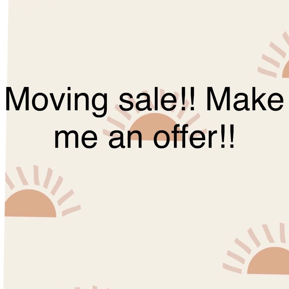 Moving, and I would love to sell some of my closet! Make me a reasonable offer!